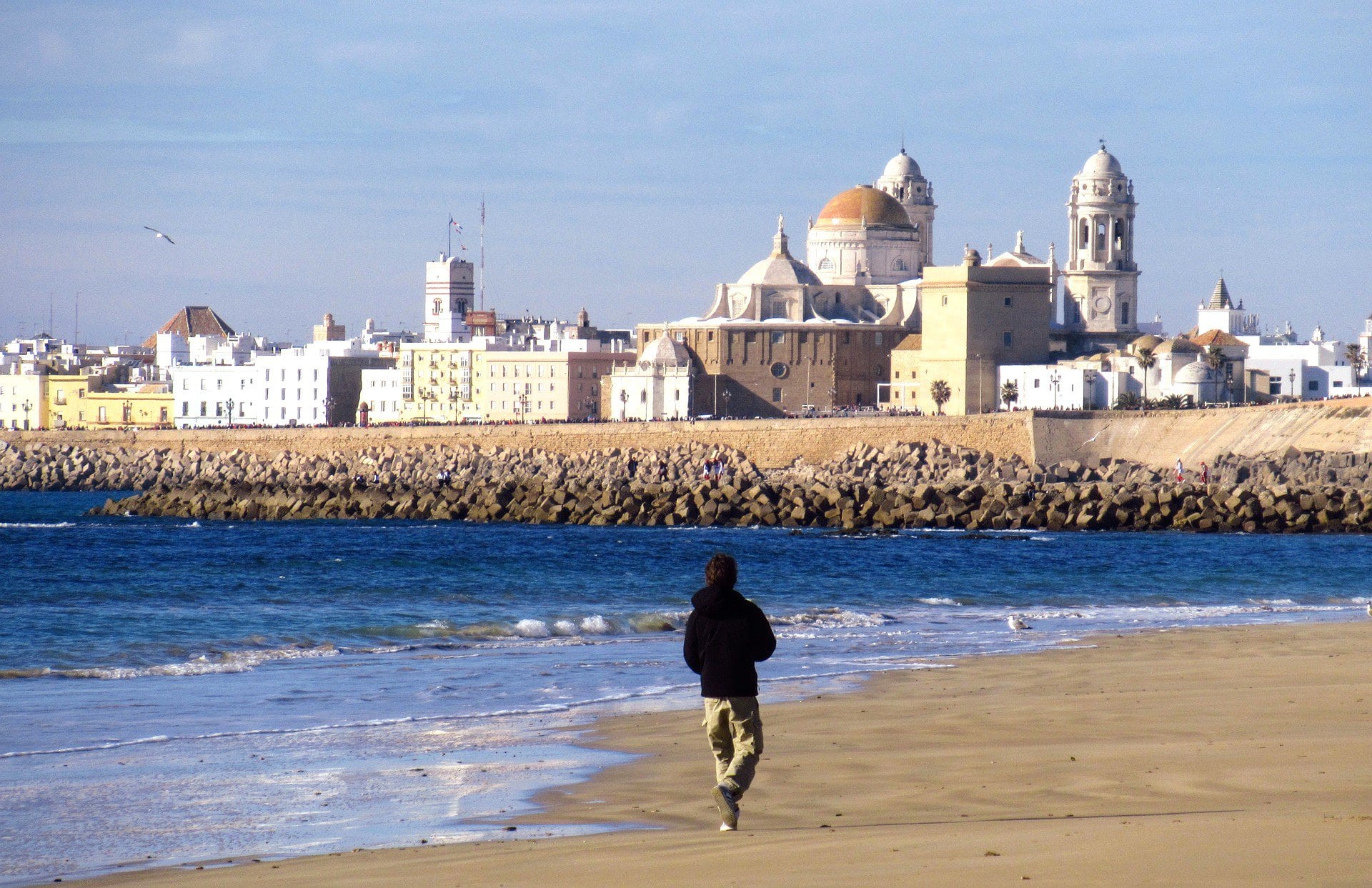 Cadiz - Spain - old city from the distance