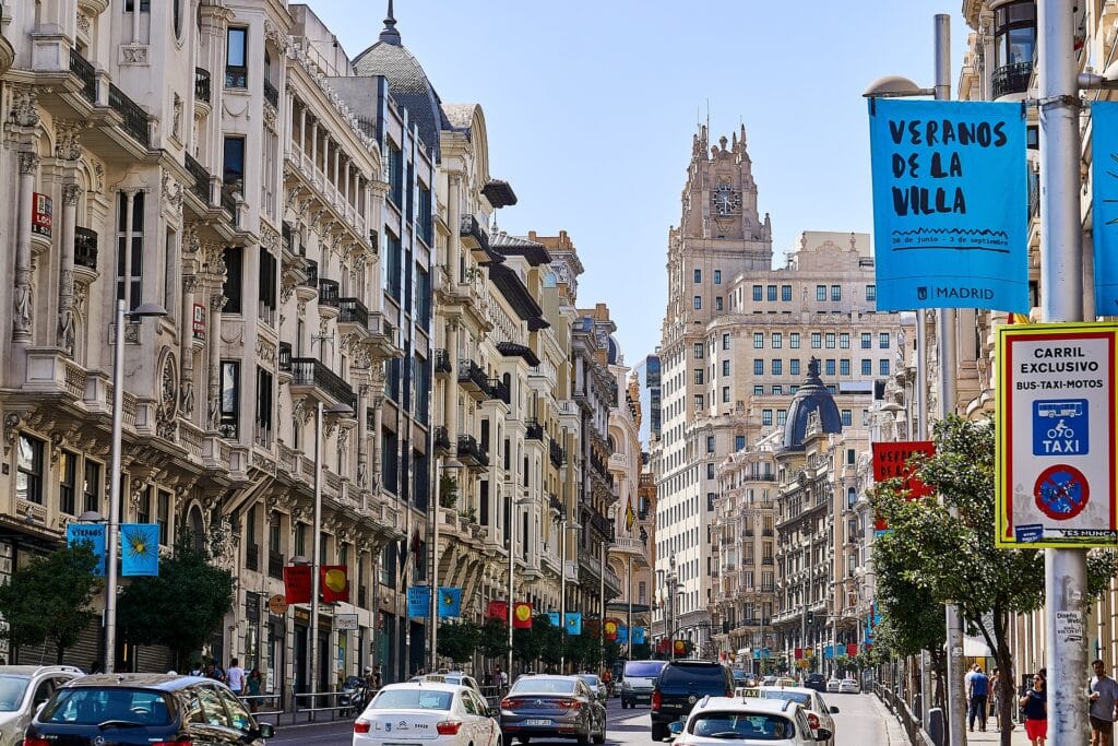 Madrid-Spain-Gran-Via-street