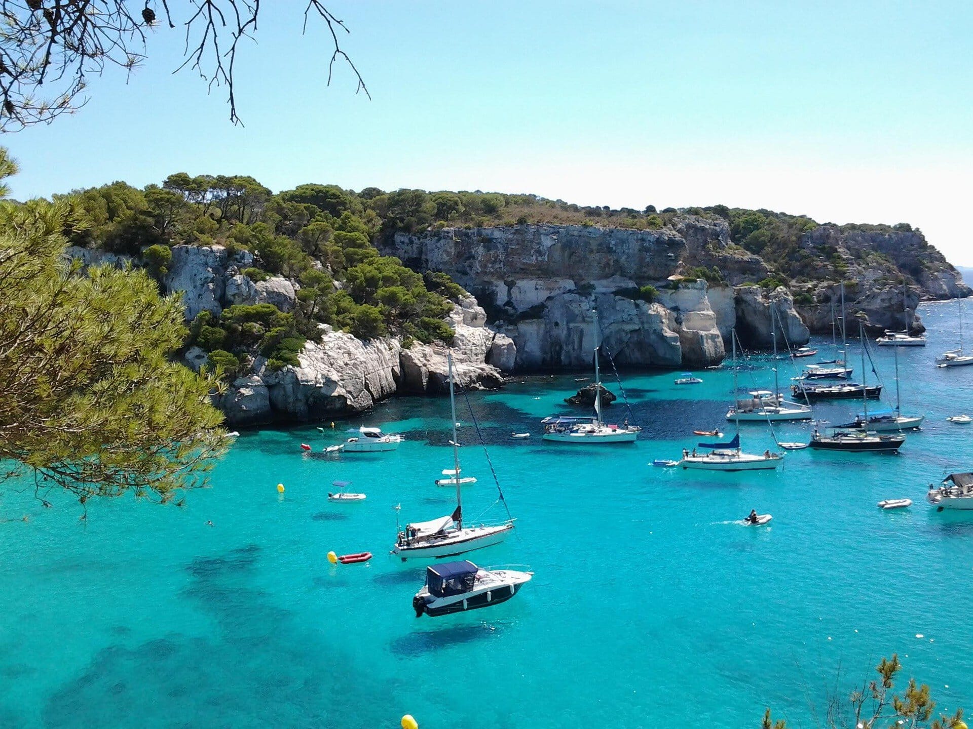 Menorca-Spain-Cala-ships