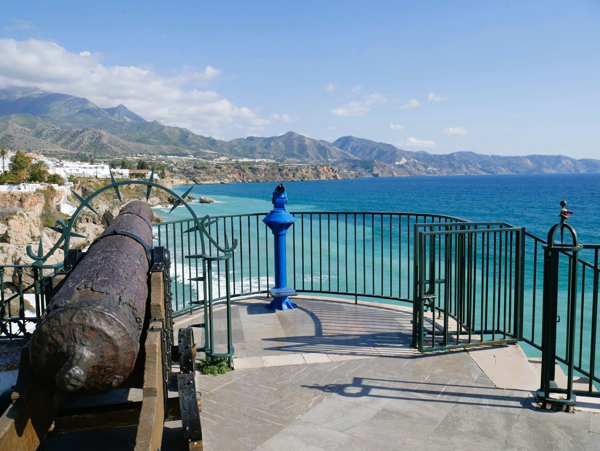 Nerja-Spain-Balcón-de-Europa-cannon