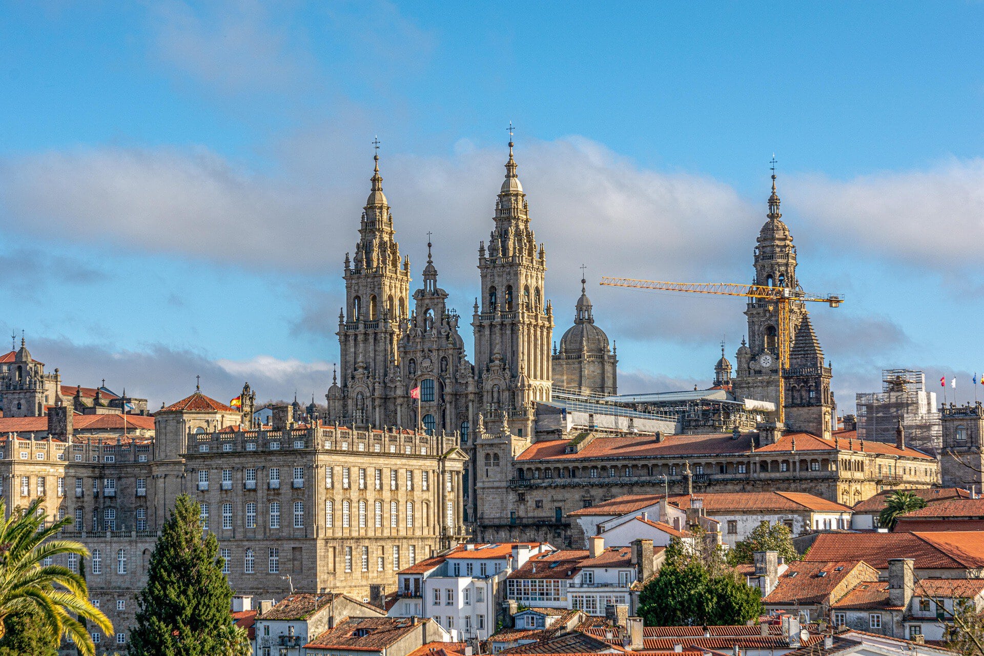 Santiago-de-Compostela-Spain-Cathedral-from-a-distance