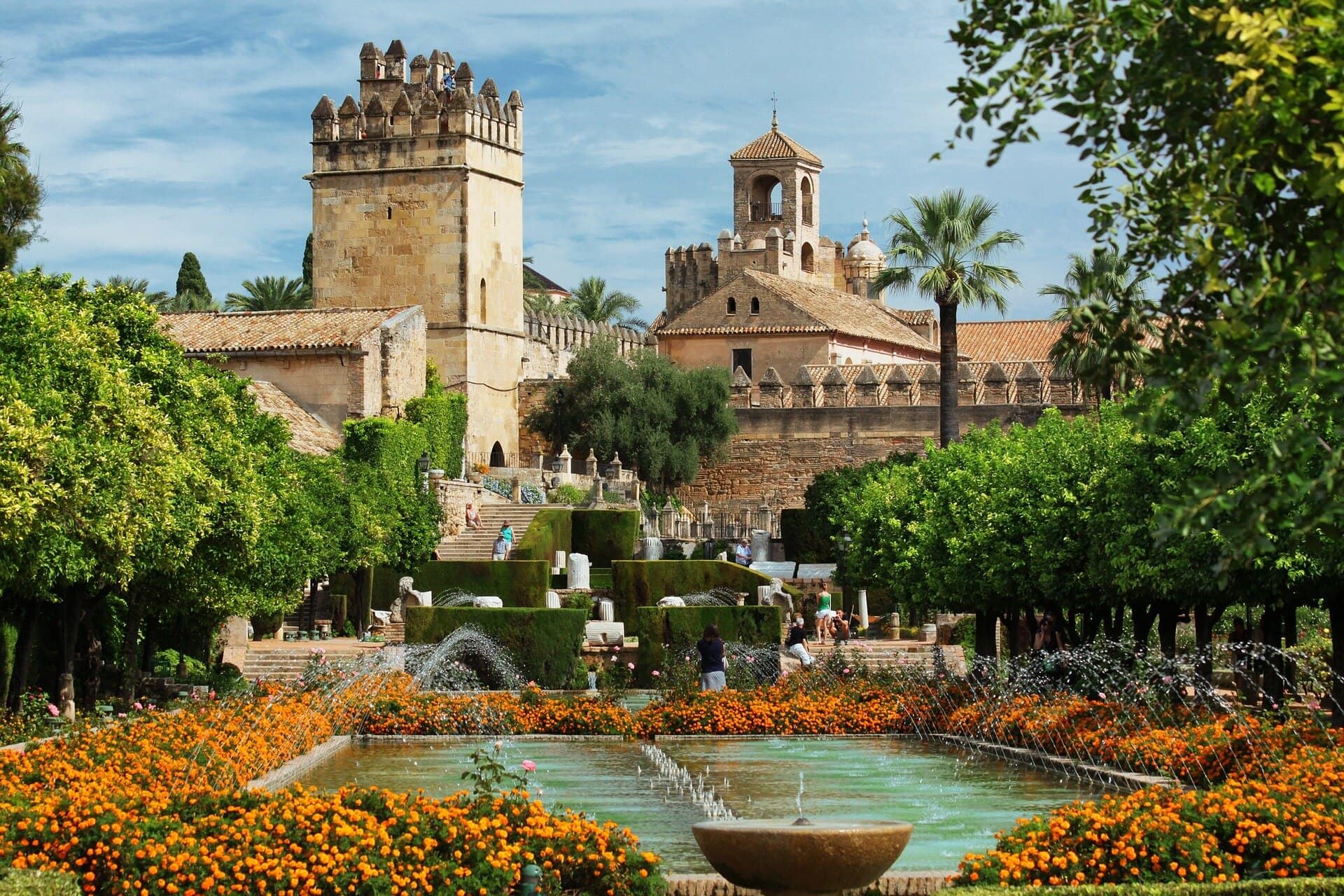 Cordoba-Spain-ALCAZAR-garden