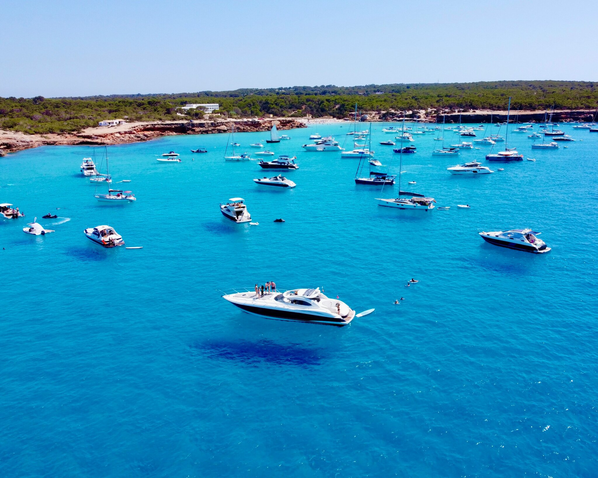 Ibiza-Spain-Boats_on_clear_water