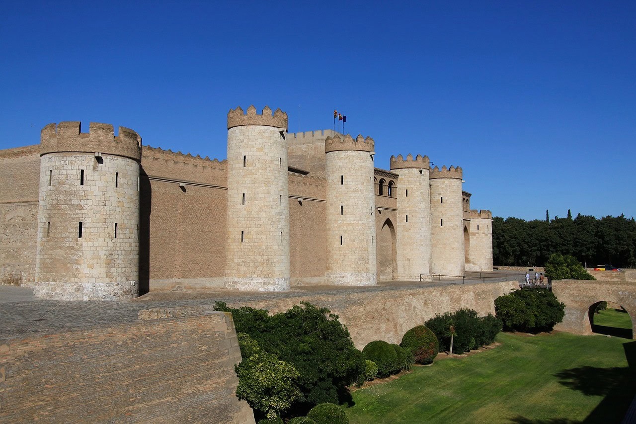 Zaragosa-Spain-Palacio-de-la-Aljafería