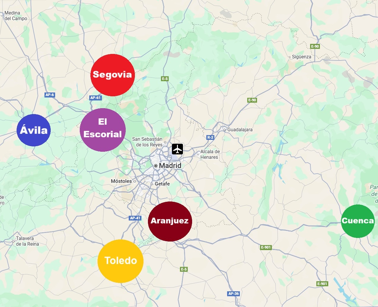 Madrid-Day-Trips-Map