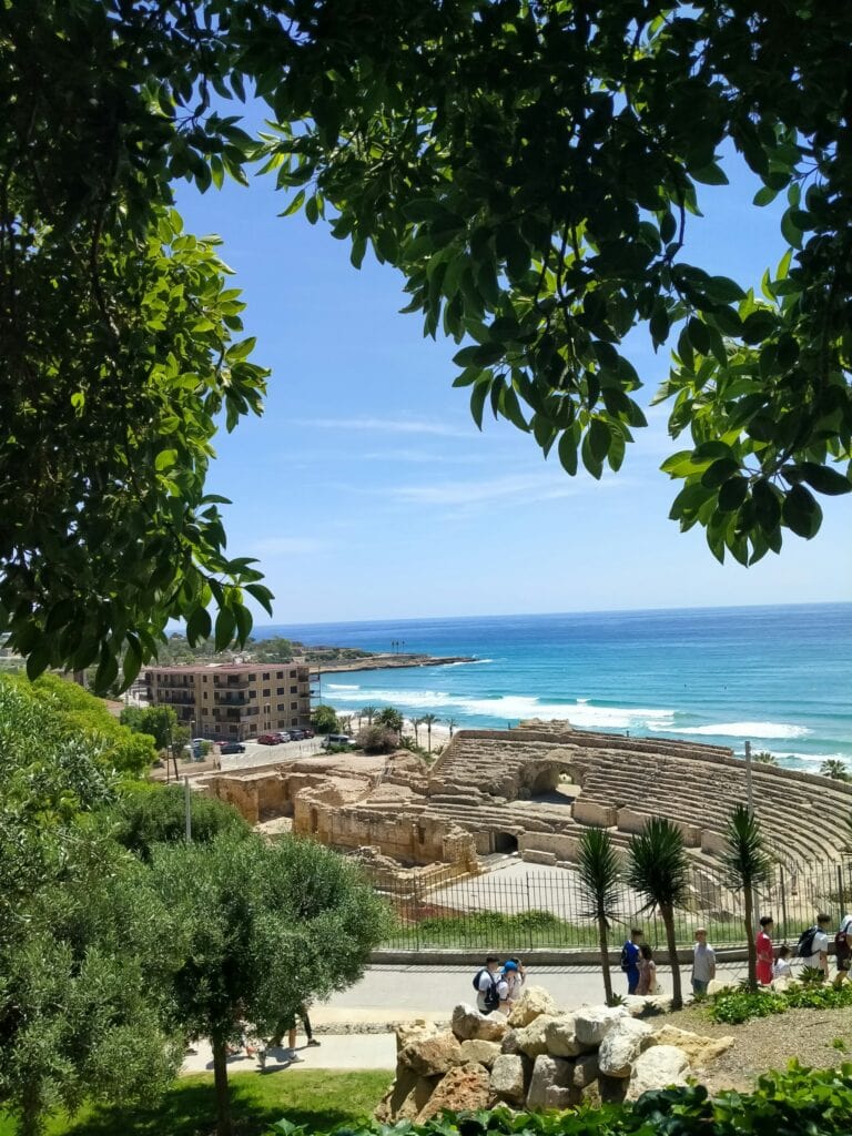 Tarragona-Spain-Roman-Amphiteatre-coast-line