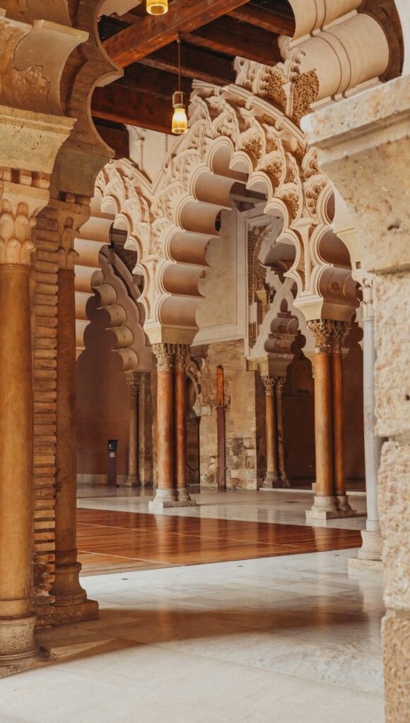 Zaragosa-Spain-Aljafería-INTERIOR