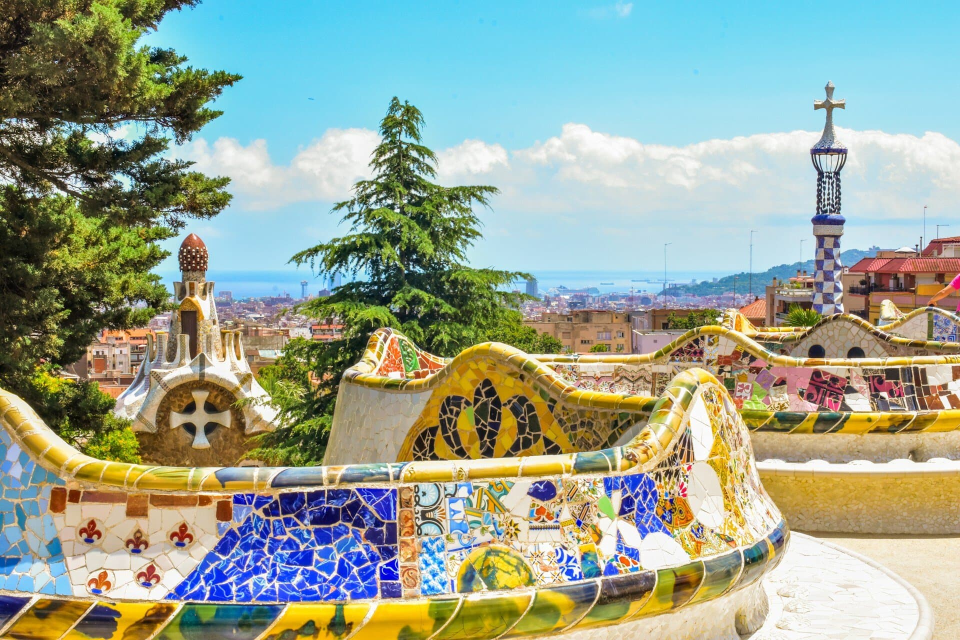 Barcelona-Spain-GUELL-COLORFUL