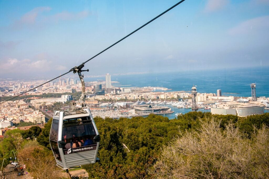 Barcelona-Spain-montjuïc-cable-car