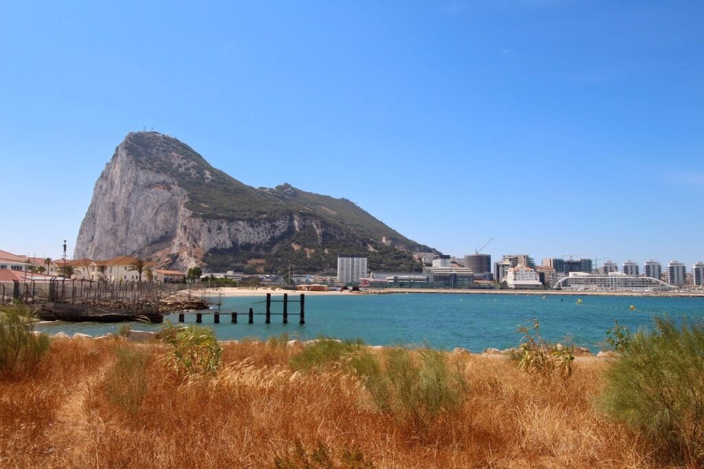 Gibraltar-rock-from-spain