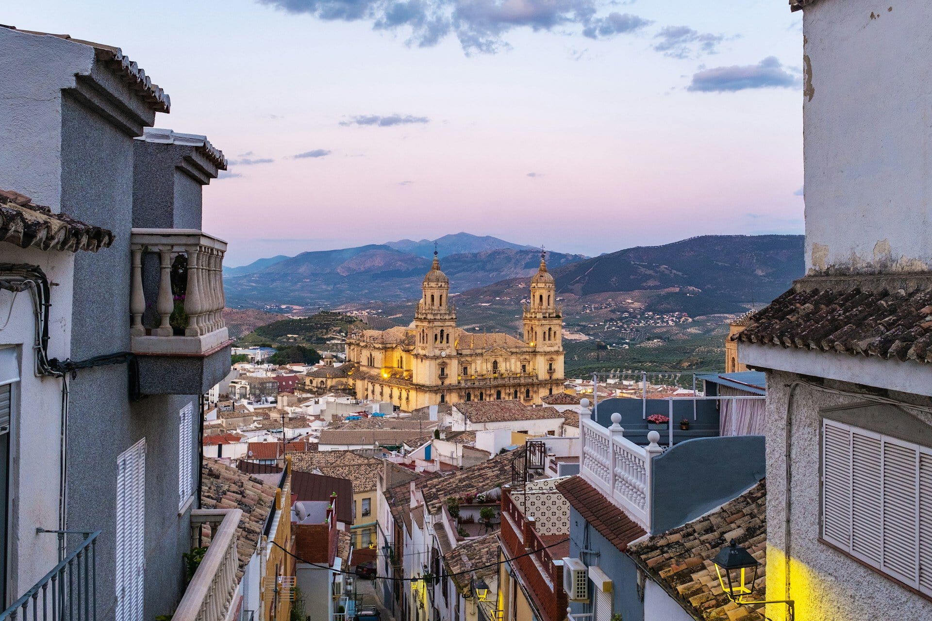 Jaen-Spain-Cathedral-dusk