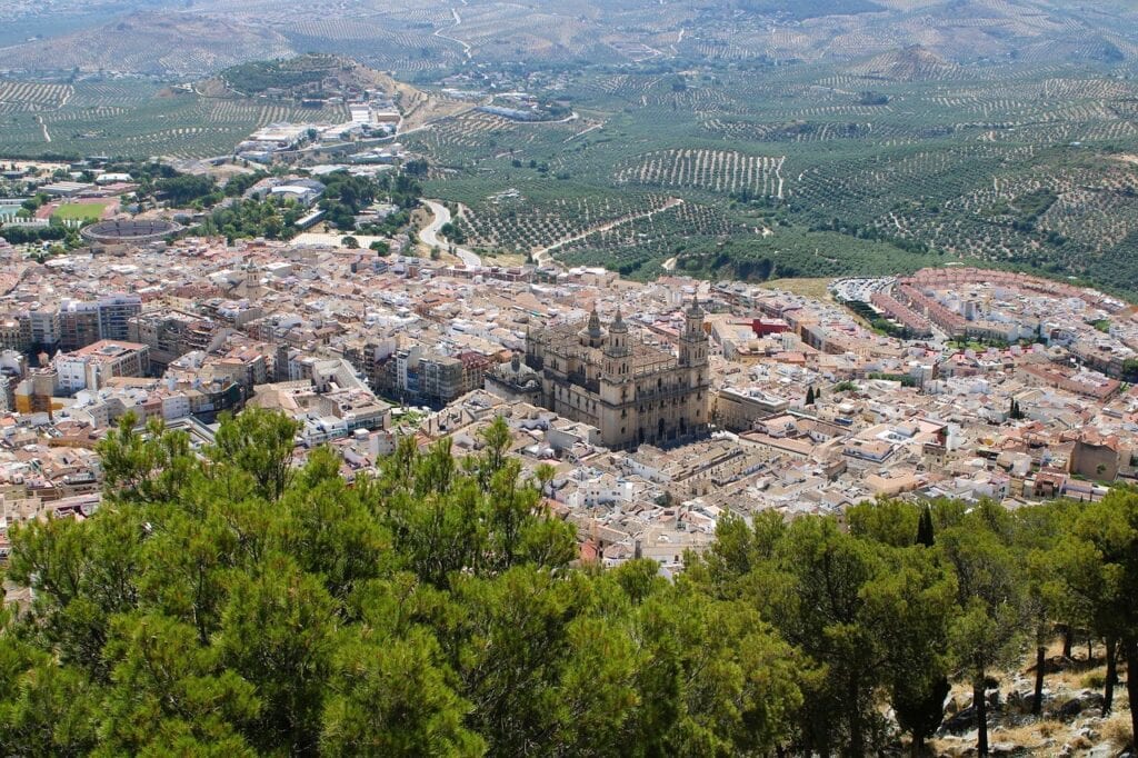Jaen-Spain-Cathedral-from-above