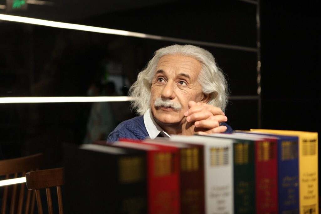 Einstein-wax-character